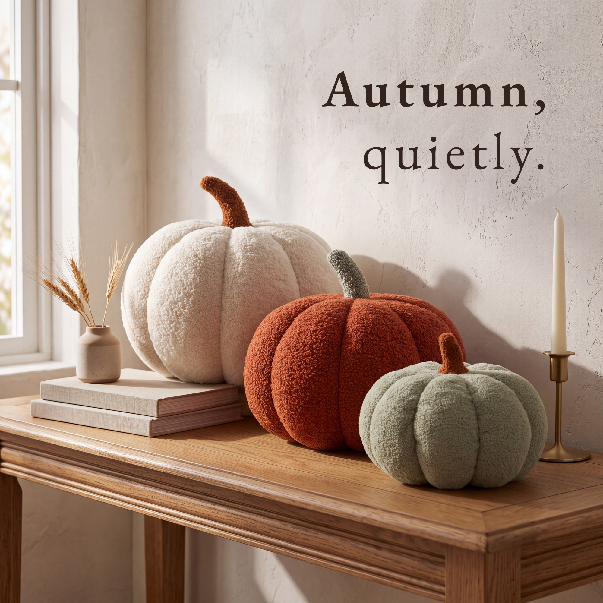 The Bouclé Pumpkin